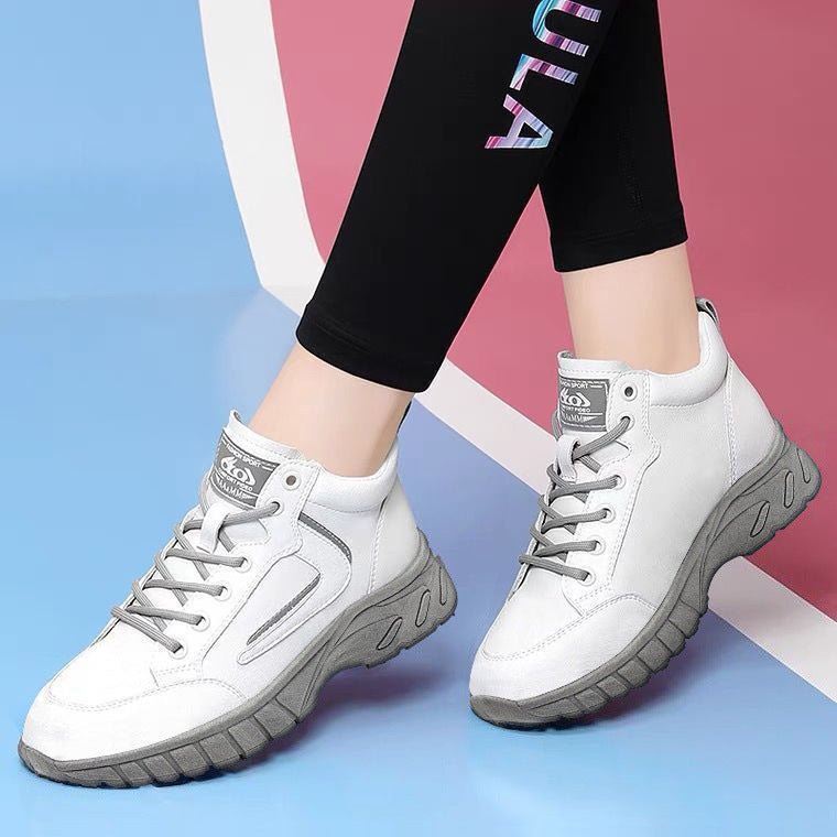 Women's shoes 2024 winter new Korean style all-match casual shoes non-slip soft sole trendy shoes