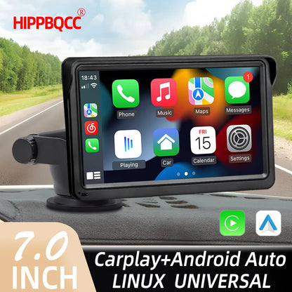 CarPlay Android Auto Car Radio Multimedia Video Player 7inch Portable Touch Screen With USB AUX For Rear View Camera