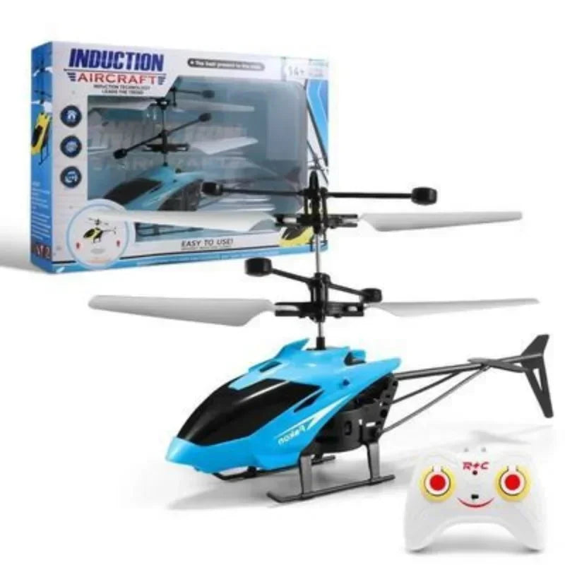 Rechargeable Mini RC Drone Remote Safe Fall-resistant RC Helicopters Drone Induction Hovering Drone Helicopter