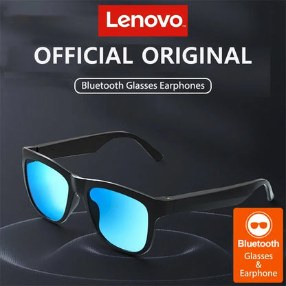 Original Lenovo Lecoo C8 Smart Glasses Earphone Wireless Bluetooth Sunglasses Outdoor Sport Headset HiFi Stereo Music Headphones