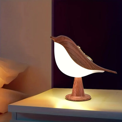 LED Night Light 3 Colors Touch Switch Bedside Light Dimmable Bird Lamps Lasting and Durable Protection Eye Warm Home Decorations