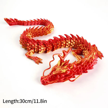 3D Printed Gem Dragon Egg Rotatable Articulated Dragons Toys Desktop Craft Ornament Gifts for Kids Office Home Table Decor