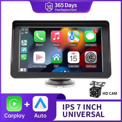 Universal 2din 7inch Wireless Carplay Android Auto Car Radio Multimedia Video Stereo Bluetooth GPS autoradio For Benz BMW VW KIA