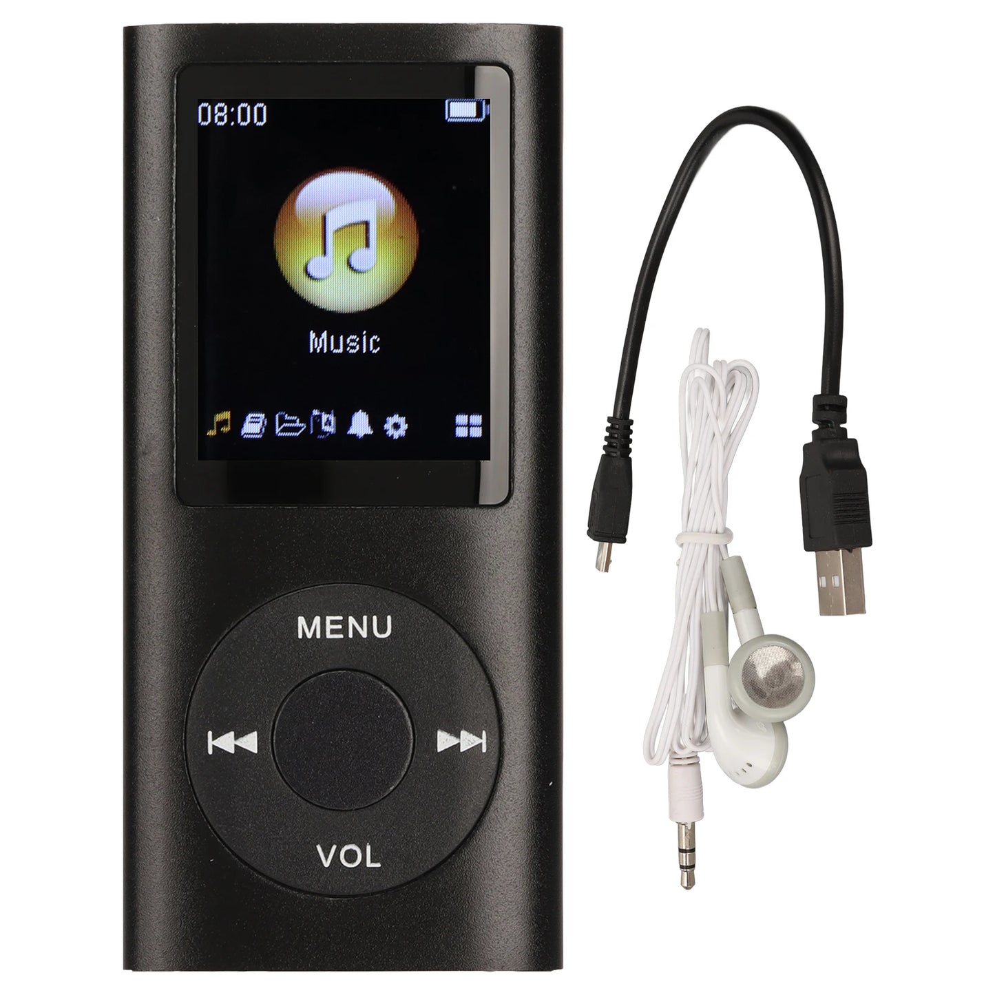 MP3 Player Stylish Multifunctional Lossless Sound Slim 1.8 Inch LCD Screen Portable MP3 Music Player MP3 Player  MP3 Player