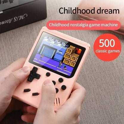 Retro Portable Mini Handheld Video Game Console 8-Bit 3.0 Inch LCD Color Kids Game Player Built-in 500 games For Kid Xmas Gift