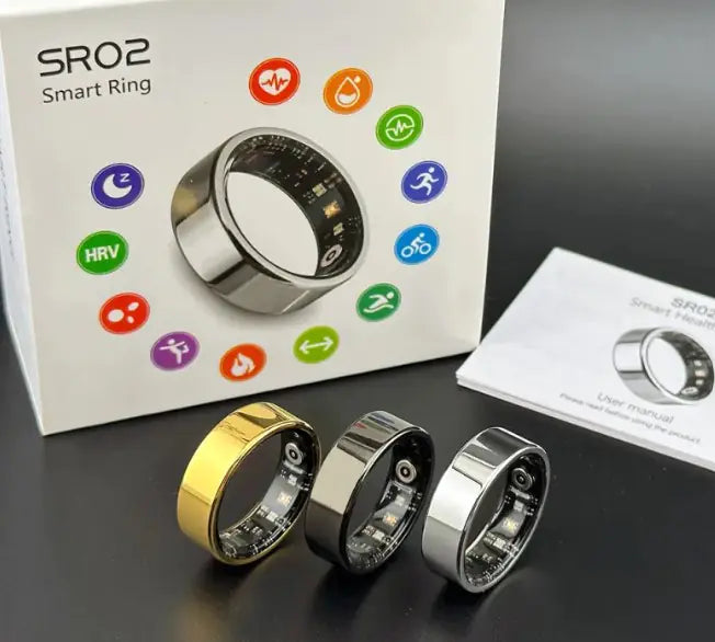 Smart Health Ring - Heart Rate Blood Oxygen Monitoring Ring