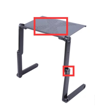 Adjustable Folding Table -laptop table