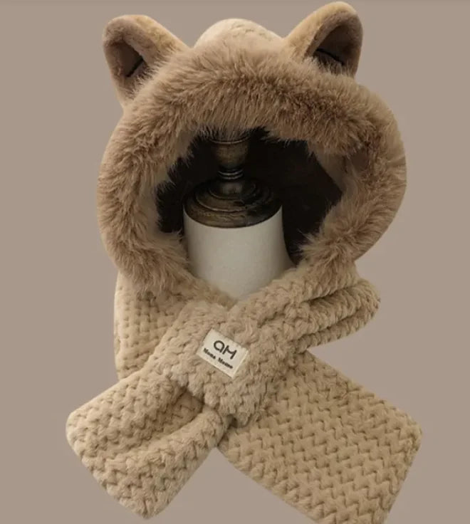 Fashion Trend -Winter Cute Furry Fox Ear Hat