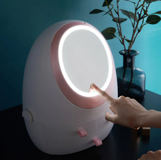 The New Trending Product - Beauty Egg Cosmetic Case with Light