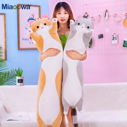 Cute Cat Pillow Plush - Body Pillow