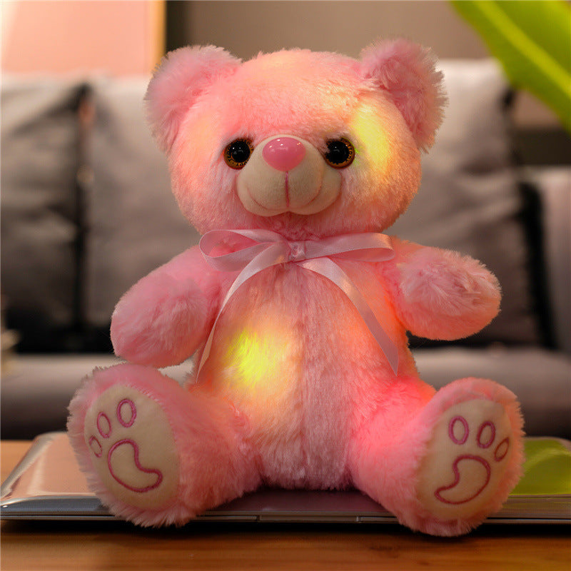 Luminous Sitting Ribbon Sleeping Doll Pillow Plush Pillow