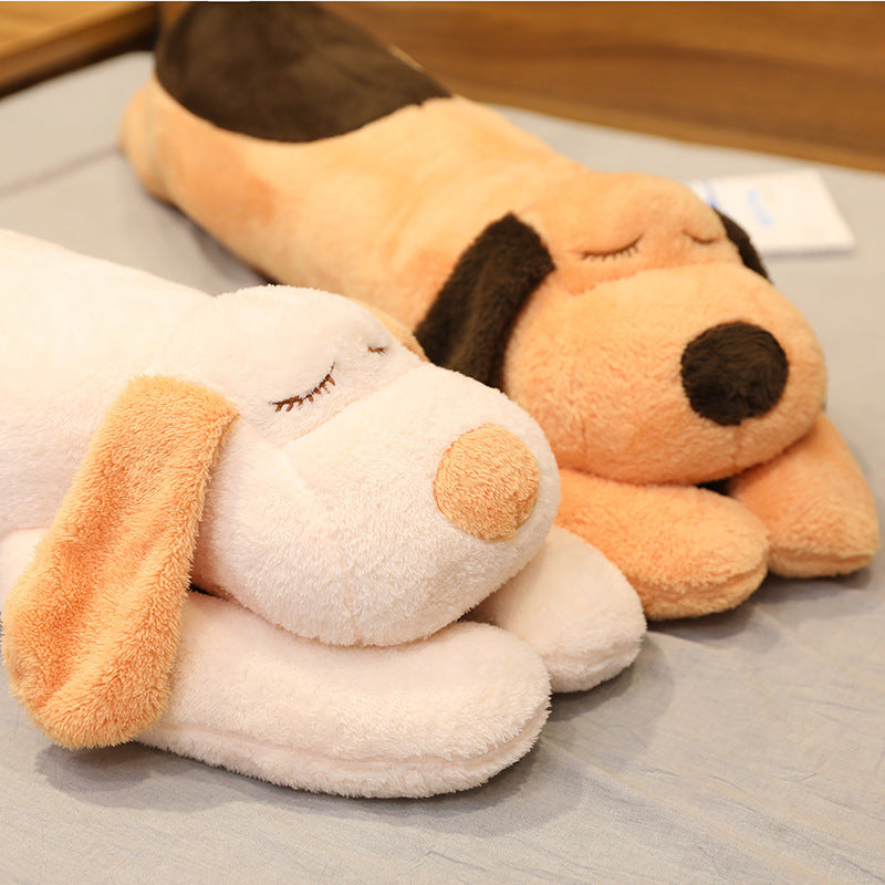 Sitting Dog Doll Cute Plush Sleeping Pillow