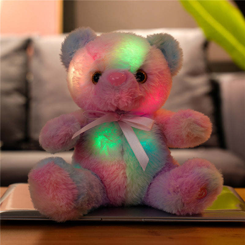 Luminous Sitting Ribbon Sleeping Doll Pillow Plush Pillow