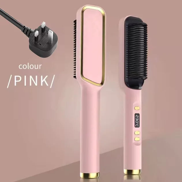 Multifunction Electric Hair Straightening Comb Brush