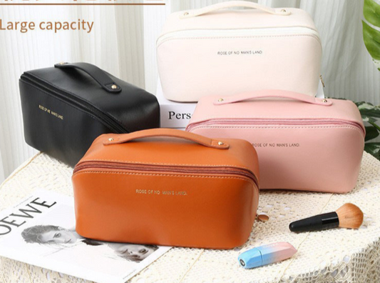 Handheld storage makeup bag