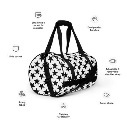 Designer Style Stars Design Gym Bag -Travel Bag