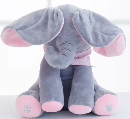 Peek a Boo Elephant Teddy Bear Plush Toy