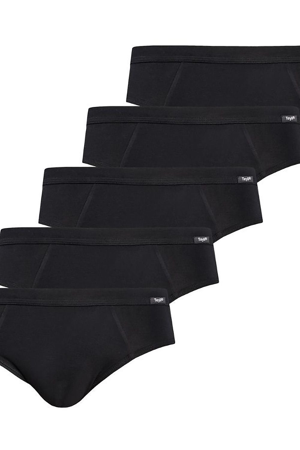 Five-pack of men's briefs in classic black color -Multi Pack Briefs