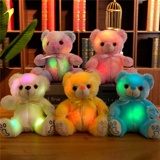 Luminous Sitting Ribbon Sleeping Doll Pillow Plush Pillow