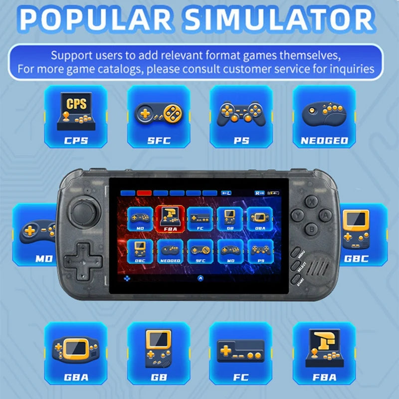 X39 Pro Handheld Game Console With 4000+ Classic Games Portable Handheld Video Games 3000Mah Battery Gaming Machine