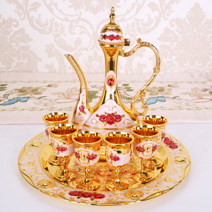 Wine Set Liquor Cup Retro Creative Tea Set Gift Set