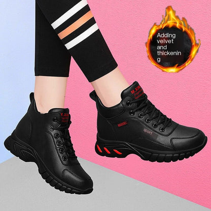 Women's shoes 2024 winter new Korean style all-match casual shoes non-slip soft sole trendy shoes