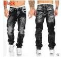 New jeans casual bright line pants straight leg men's pants hip hop jeans