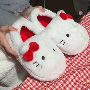 Hello Kitty Plush Slippers