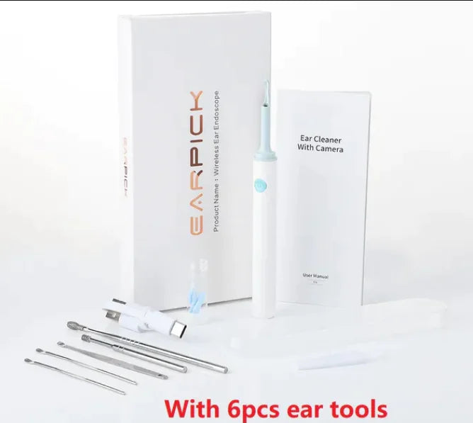 Ear Cleaner - Wireless Smart Visual Ear Cleaner Otoscope