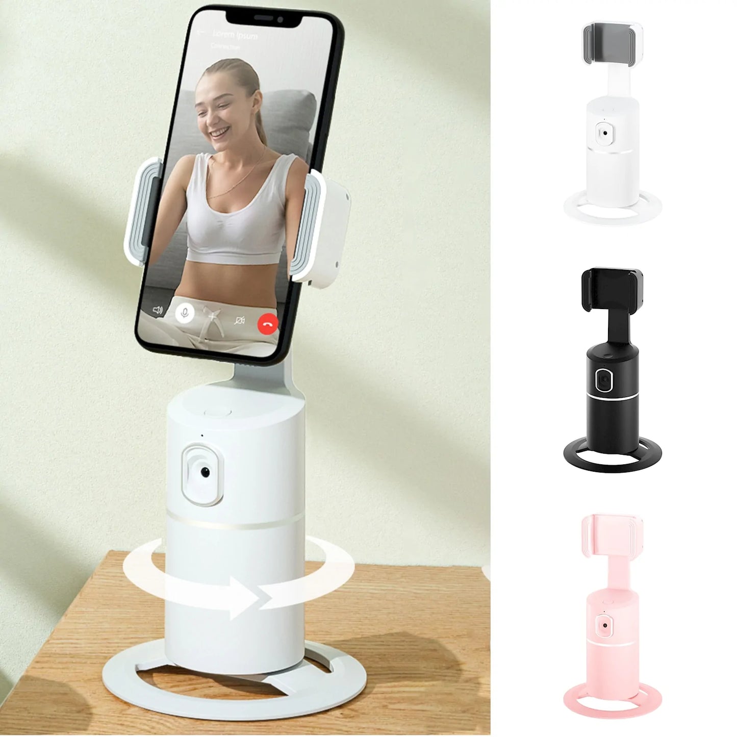 AI FACE TRACKING SELFIE STICK - Video Recording Selfie Stick