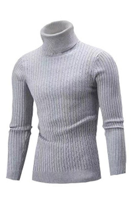 Men's Classic Long Sleeve Turtleneck Sweater