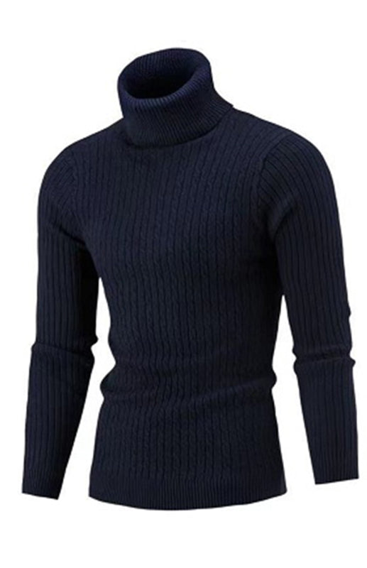 Men's Classic Long Sleeve Turtleneck Sweater