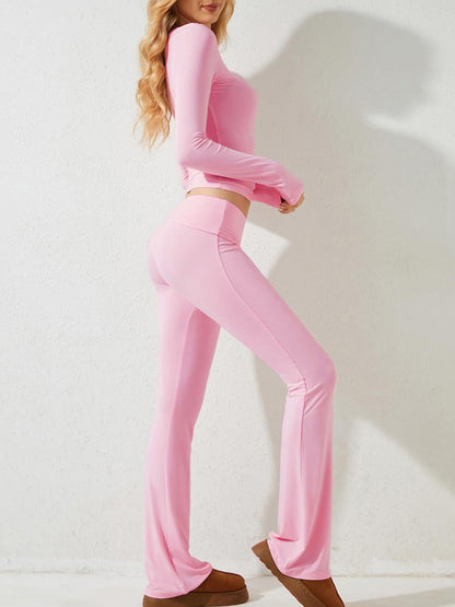 Women's Casual Solid Color Fashion Slim Long Sleeve Suit