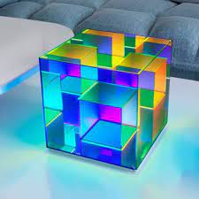 Night Light Acrylic Cube LED Color Cube Box