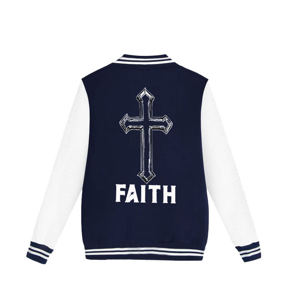 CHRISTIAN VARSITY JACKETS -TEAM JESUS  -FAITH & CROSS