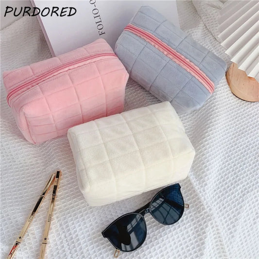 Fur Makeup Bag - Cosmetic Bag