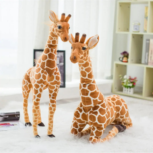 Huge Realistic Giraffe Plush Toy - Extra Large Size