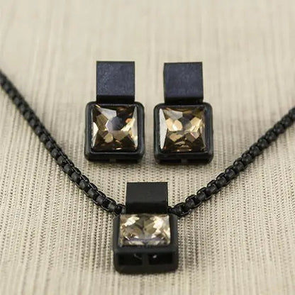 Coal Necklace-Tan -Jewelry