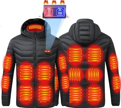 Unisex Full-Body Heated USB Charging Jacket