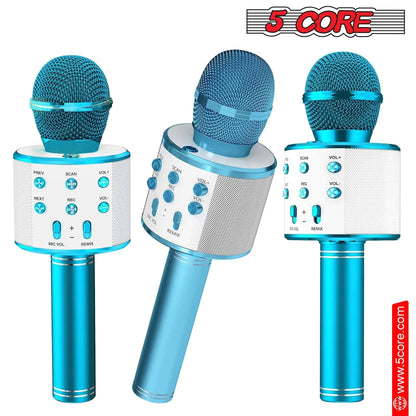 5Core Wireless Karaoke Microphone Bluetooth Mic Portable Handheld Microfonos Inalambricos