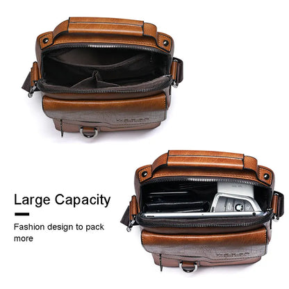 Men Crossbody Bag - Leather Bag