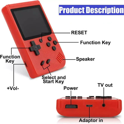 HANDHELD VIDEO GAME -Classic Portable Mini Video Game Console - VIDEO GAMES - RETRO GAMEBOY