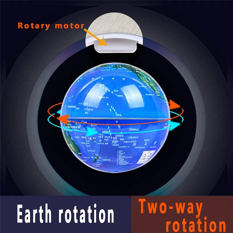 Magnetic Levitation Floating Globe Led Night Light-Levitron LED Floating Globe Light