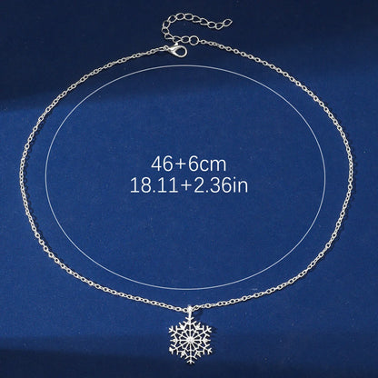 Crystal Snowflake Necklace