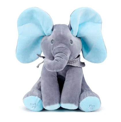 Peek a Boo Elephant Teddy Bear Plush Toy