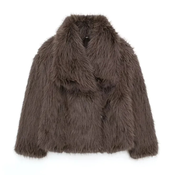 Fashion Favorite Winter Plush Coat just in time for winter season