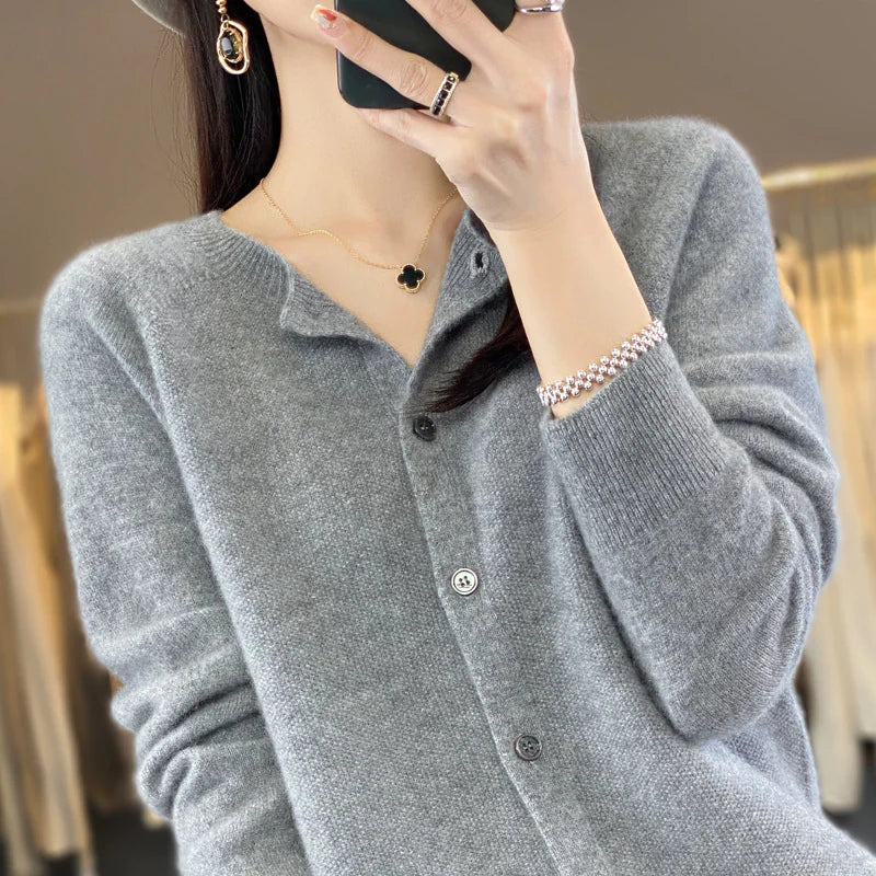 Trending Fashion - Women's Cashmere Cardigan